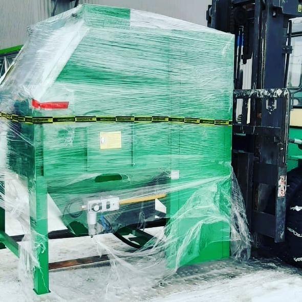 Отгрузка напорной абразивоструйной кабины CAP-135PD