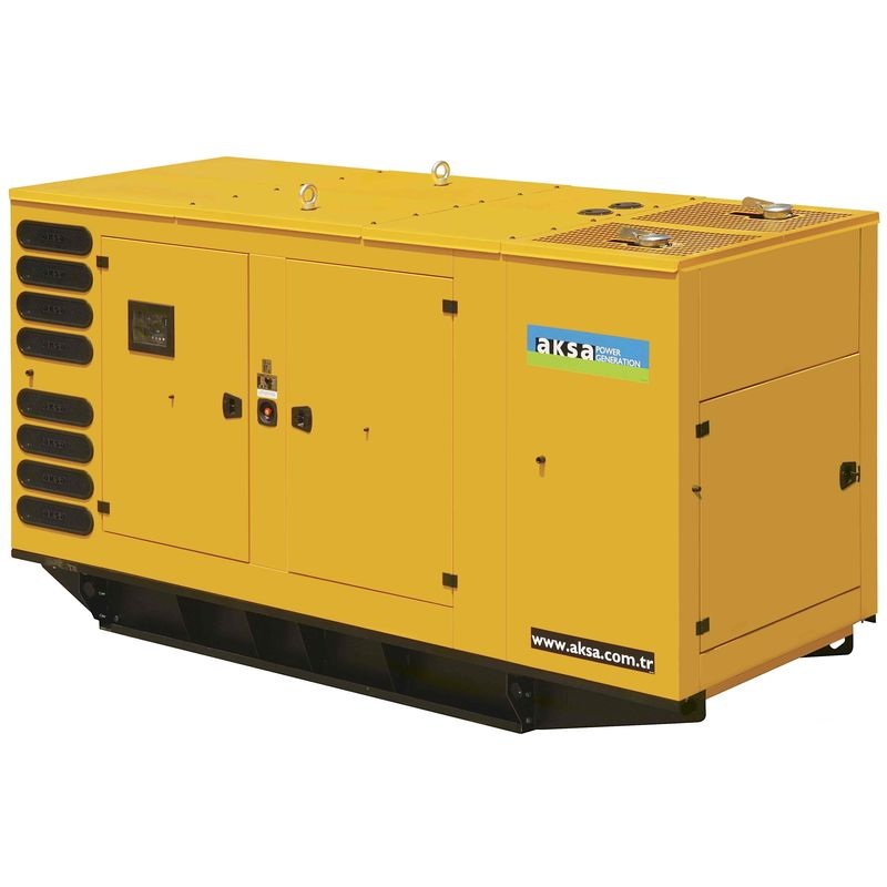 Дизельный генератор Aksa APD-440P в кожухе с АВР