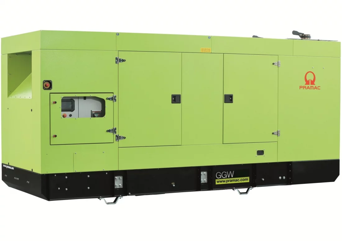 Газовый генератор Pramac GGW150G в кожухе с АВР