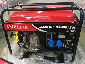 Бензиновый генератор АМПЕРОС LT5000CLE с АВР — фото 2