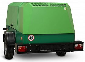 Дизельный компрессор Dalgakiran PDP 95-7 (фикс с тормозом) — фото 4